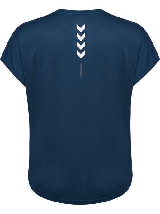 hmlTE CURVY LOOSE T-SHIRT PLUS, INSIGNIA BLUE, packshot