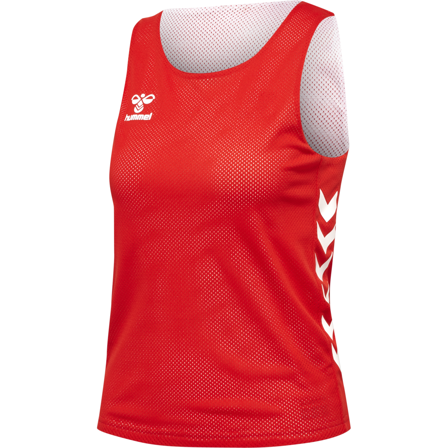 hmlCORE XK REVERSE BASKET JERSEY KI, TRUE RED/WHITE, packshot