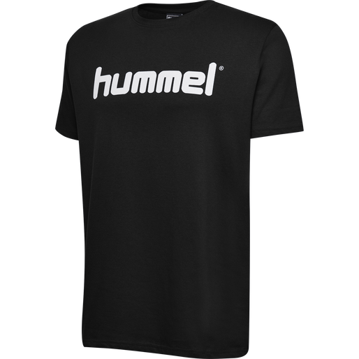 HMLGO COTTON LOGO T-SHIRT S/S, BLACK, packshot