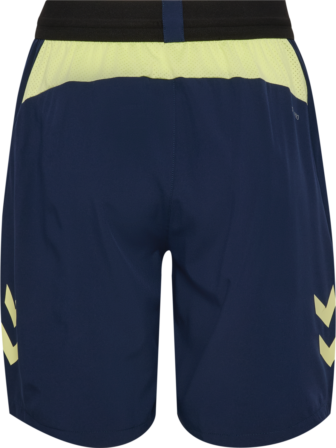 hmlBLAZE 2.0 TRAINING SHORTS KIDS, MARINE/SHADOW LIME, packshot