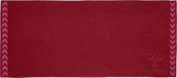 HUMMEL LARGE TOWEL, BIKING RED/RASPBERRY SORBET, packshot