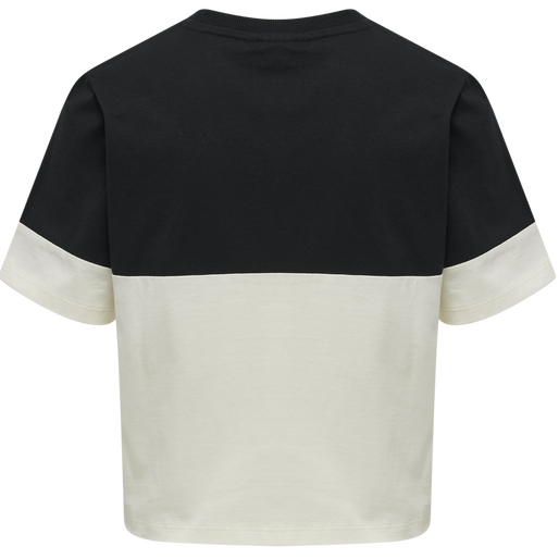 hmlLGC SIW CROPPED T-SHIRT, BLACK hmlLGC SIW CROPPED T-SHIRT, BLACK, packshot