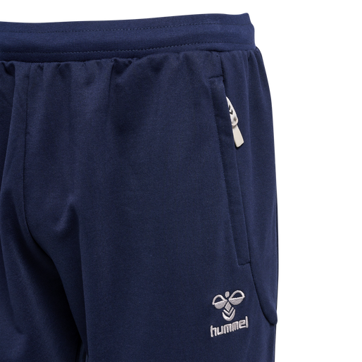 hmlMOVE GRID COTTON PANTS, MARINE, packshot