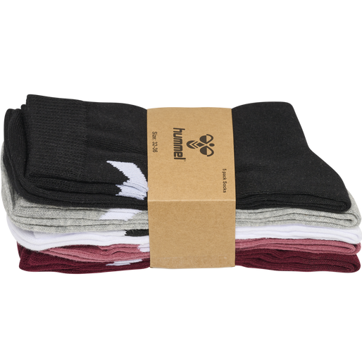 hmlMAKE MY DAY SOCK 5-PACK, DECO ROSE, packshot