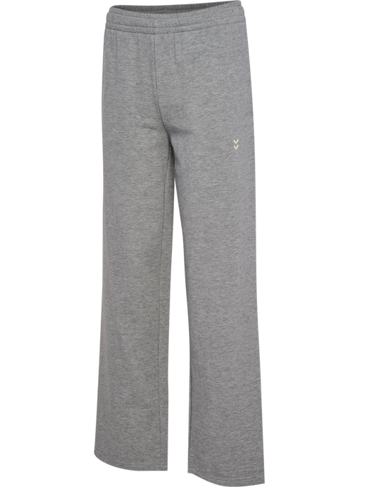 hmlPULSE WIDE W SWEAT PANTS, GREY MELANGE hmlPULSE WIDE W SWEAT PANTS, GREY MELANGE, packshot