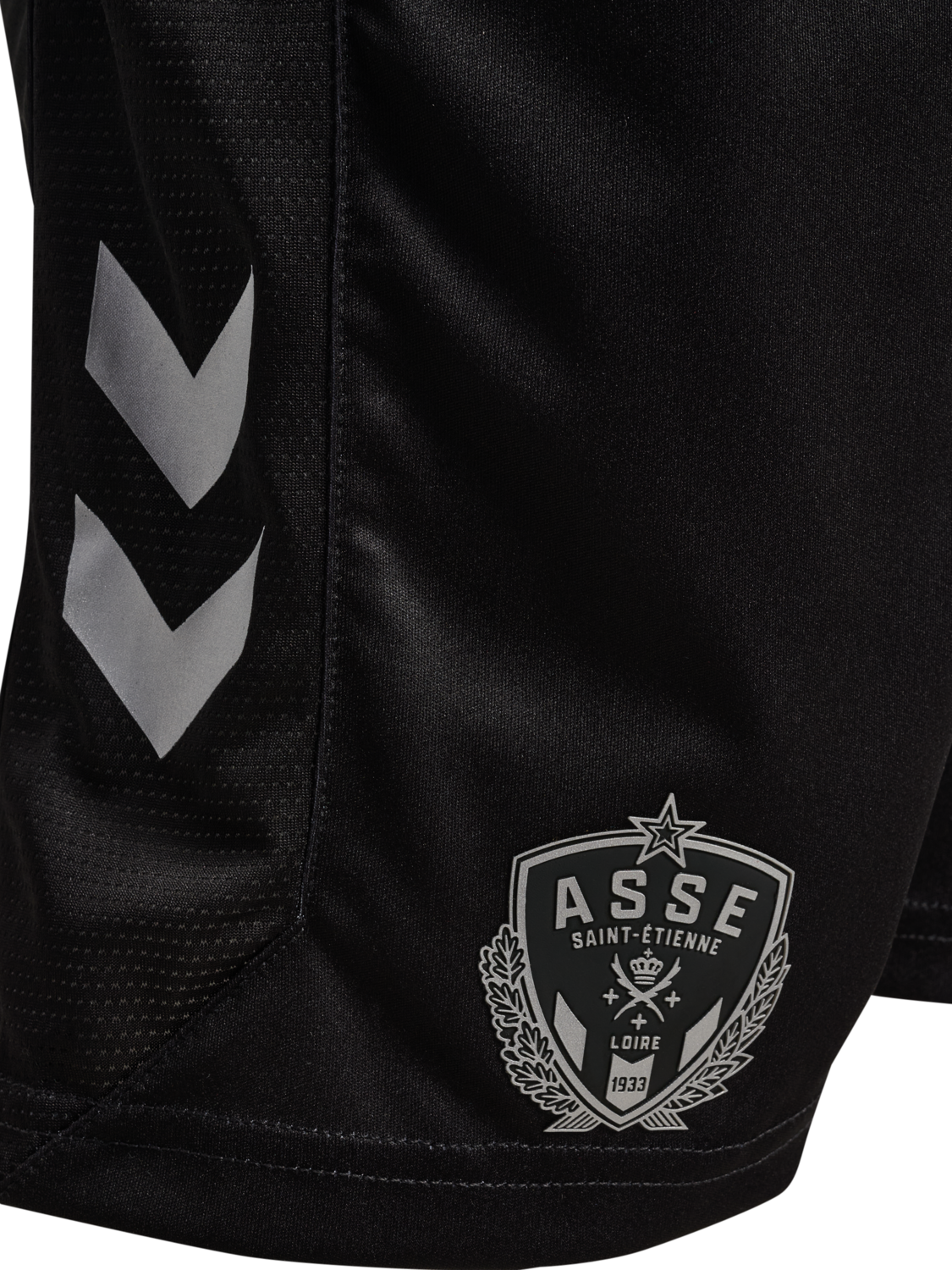 ASSE 22/23 3RD SHORTS KIDS, BLACK, packshot