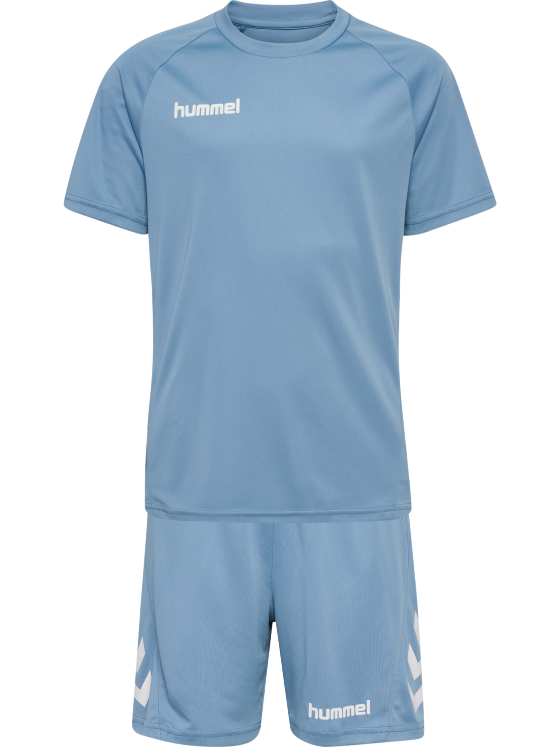 hmlPROMO KIDS SET, FADED DENIM, packshot