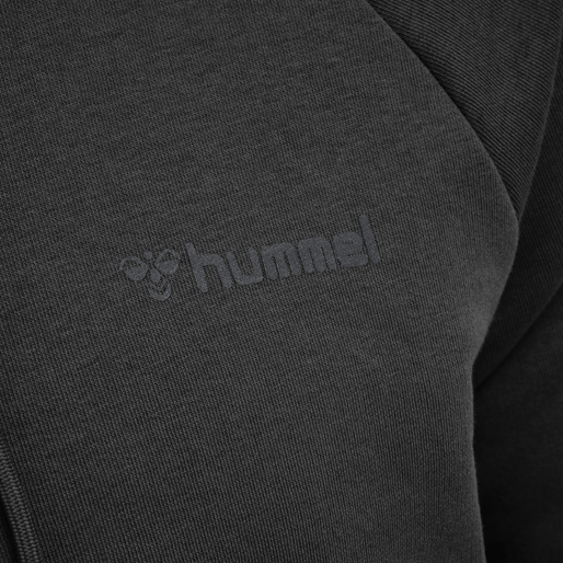 hmlISAM ZIP HOODIE, BLACK hmlISAM ZIP HOODIE, BLACK, packshot