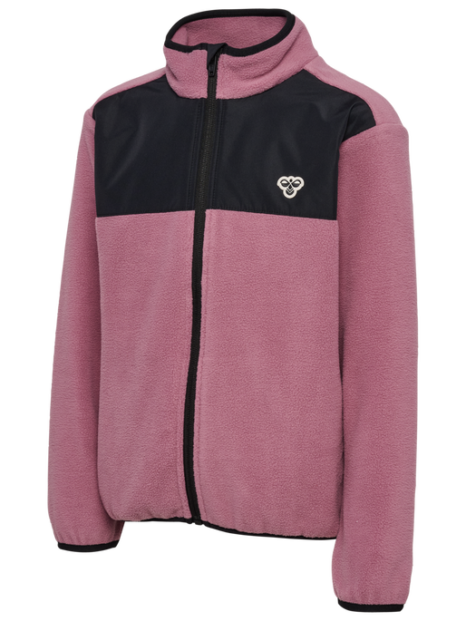 hmlJR FLEECE ZIP JACKET, DUSKY ORCHID, packshot