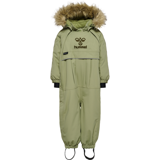 hmlMOON TEX SNOWSUIT, OIL GREEN, packshot