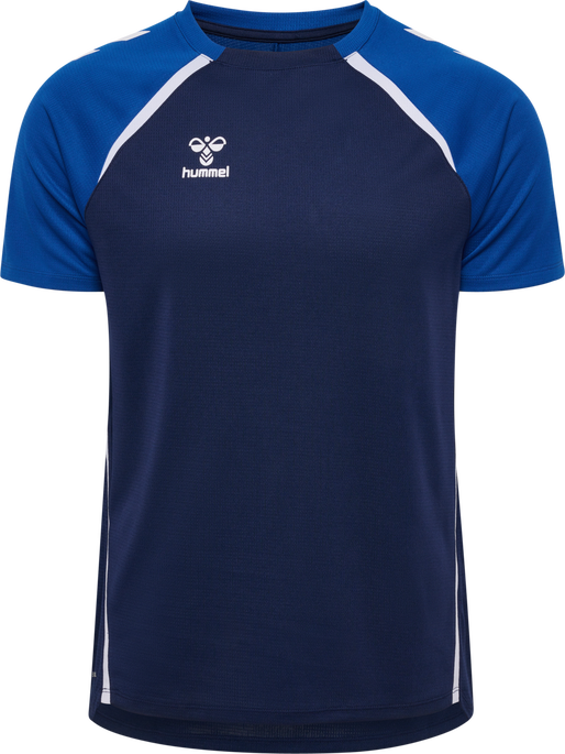 hmlLEAD 2.0 JERSEY S/S, MARINE/TRUE BLUE hmlLEAD 2.0 JERSEY S/S, MARINE/TRUE BLUE, packshot
