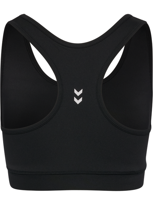 hmlPULSE LIGHT SUPPORT BRA, BLACK, packshot