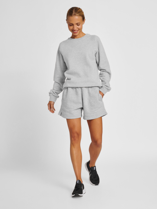 Grey sweatshirt shorts sales