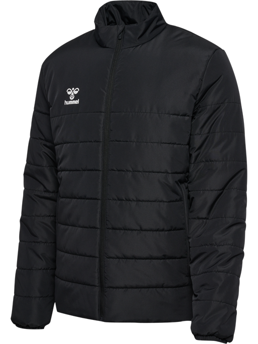 hmlESSENTIAL SHORT BENCH JKT, BLACK hmlESSENTIAL SHORT BENCH JKT, BLACK, packshot