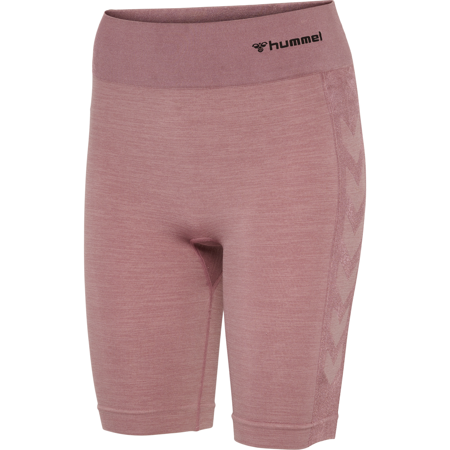 hmlCLEA SEAMLESS CYCLING SHORTS, WOODROSE/ROSE TAUPE MELANGE, packshot
