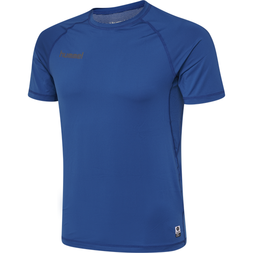 HML FIRST PERFORMANCE KIDS JERS S/S, TRUE BLUE, packshot