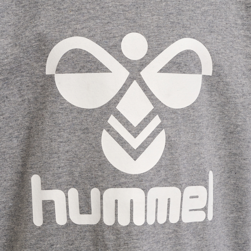 hmlTRES T-SHIRT S/S 2-PK, GREY MELANGE/TWILIGHT MAUVE, packshot
