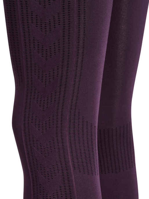 hmlMT SHAPING SEAMLESS MW TIGHTS, PLUM PERFECT, packshot
