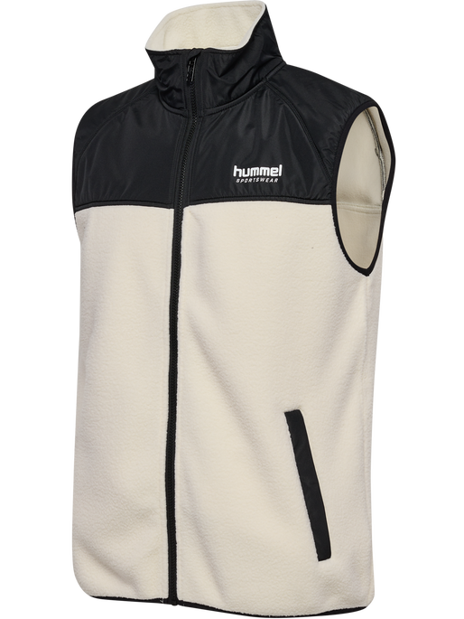 hmlLGC THEO FLEECE WAISTCOAT, TOFU, packshot