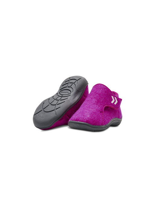 WOOL SLIPPER INFANT  , PINK FLAMBÈ, packshot