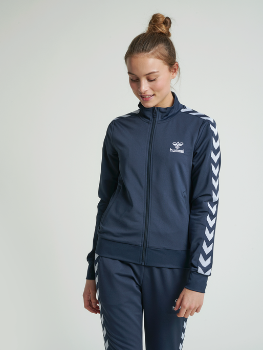 hmlNELLY 2.0 ZIP JACKET, BLUE NIGHTS, model