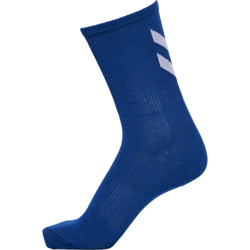 hmlCHEVRON COL 4-PACK SOCKS MIX, MIX GREEN SPRUCE/CELESTIAL BLUE, packshot