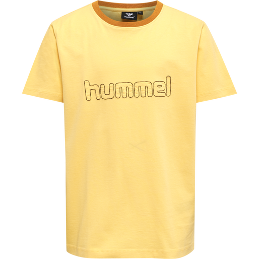 hmlCLOUD T-SHIRT S/S, CORNSILK, packshot