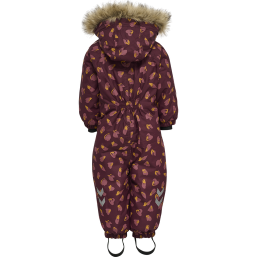 hmlMOON TEX SNOWSUIT, WINDSOR WINE, packshot