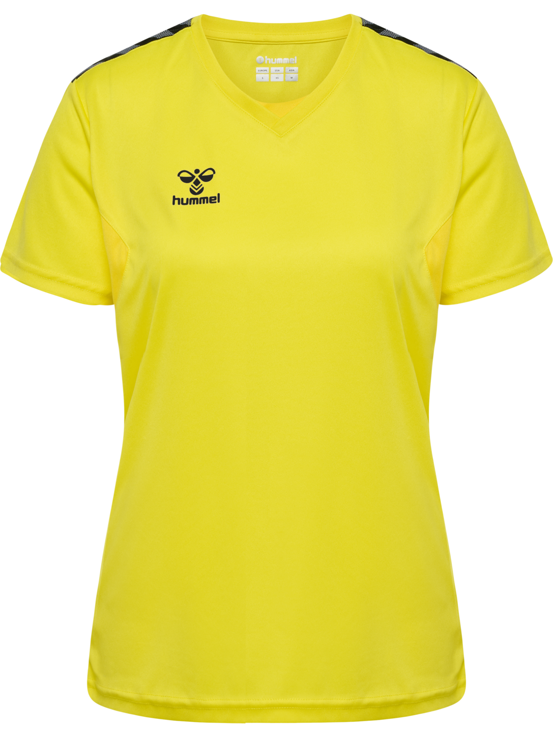 hmlAUTHENTIC PL JERSEY S/S WOMAN, BLAZING YELLOW, packshot