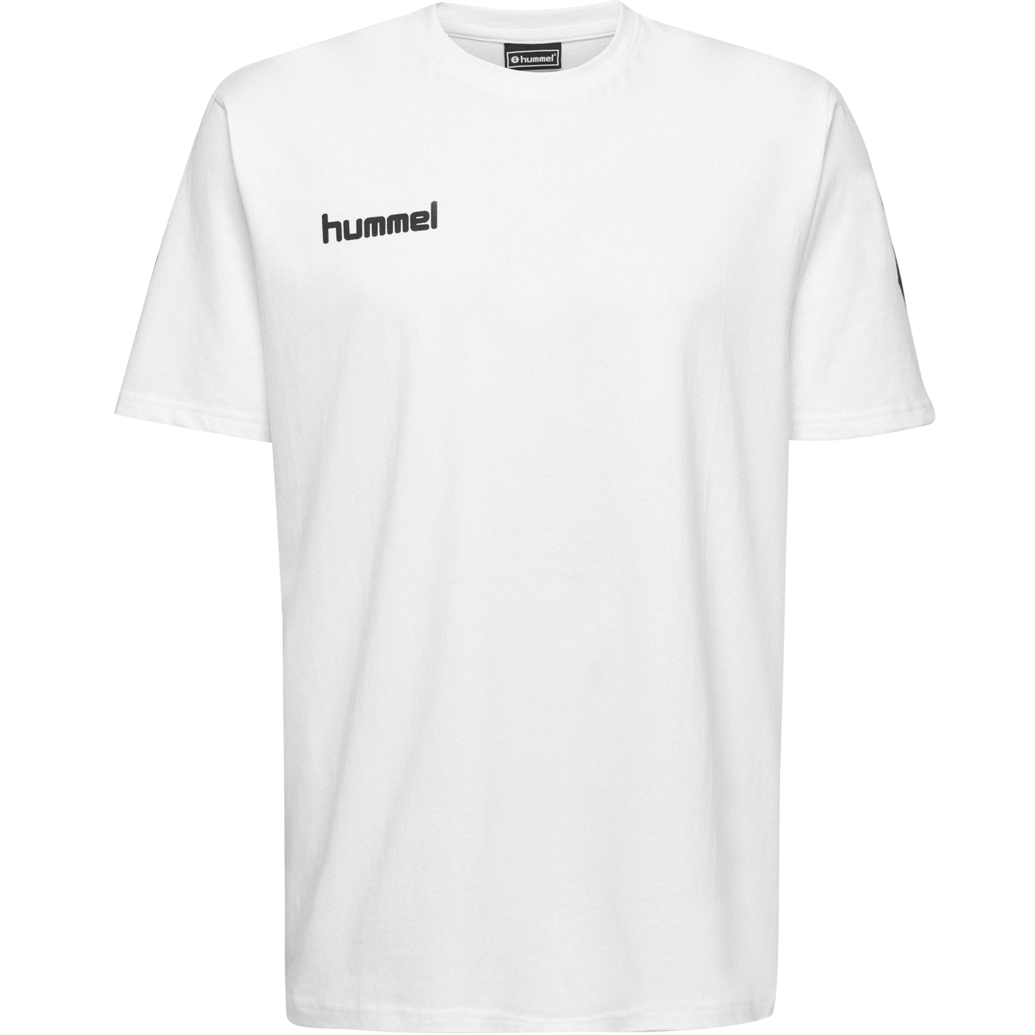 HMLGO COTTON T-SHIRT S/S, WHITE, packshot