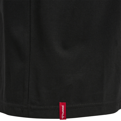 hmlRED BASIC T-SHIRT S/S, BLACK, packshot