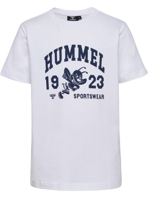 hmlPRINT T-SHIRT S/S, BRIGHT WHITE hmlPRINT T-SHIRT S/S, BRIGHT WHITE, packshot