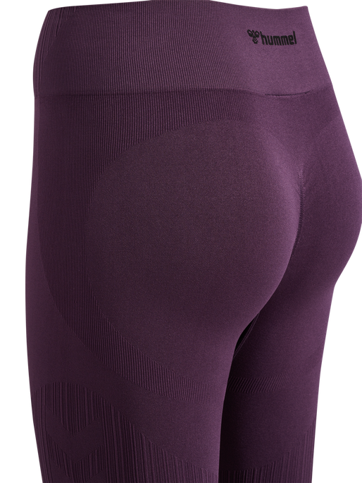 hmlMT DEFINE SEAML SCRUNCH TIGHTS, PLUM PERFECT hmlMT DEFINE SEAML SCRUNCH TIGHTS, PLUM PERFECT, packshot
