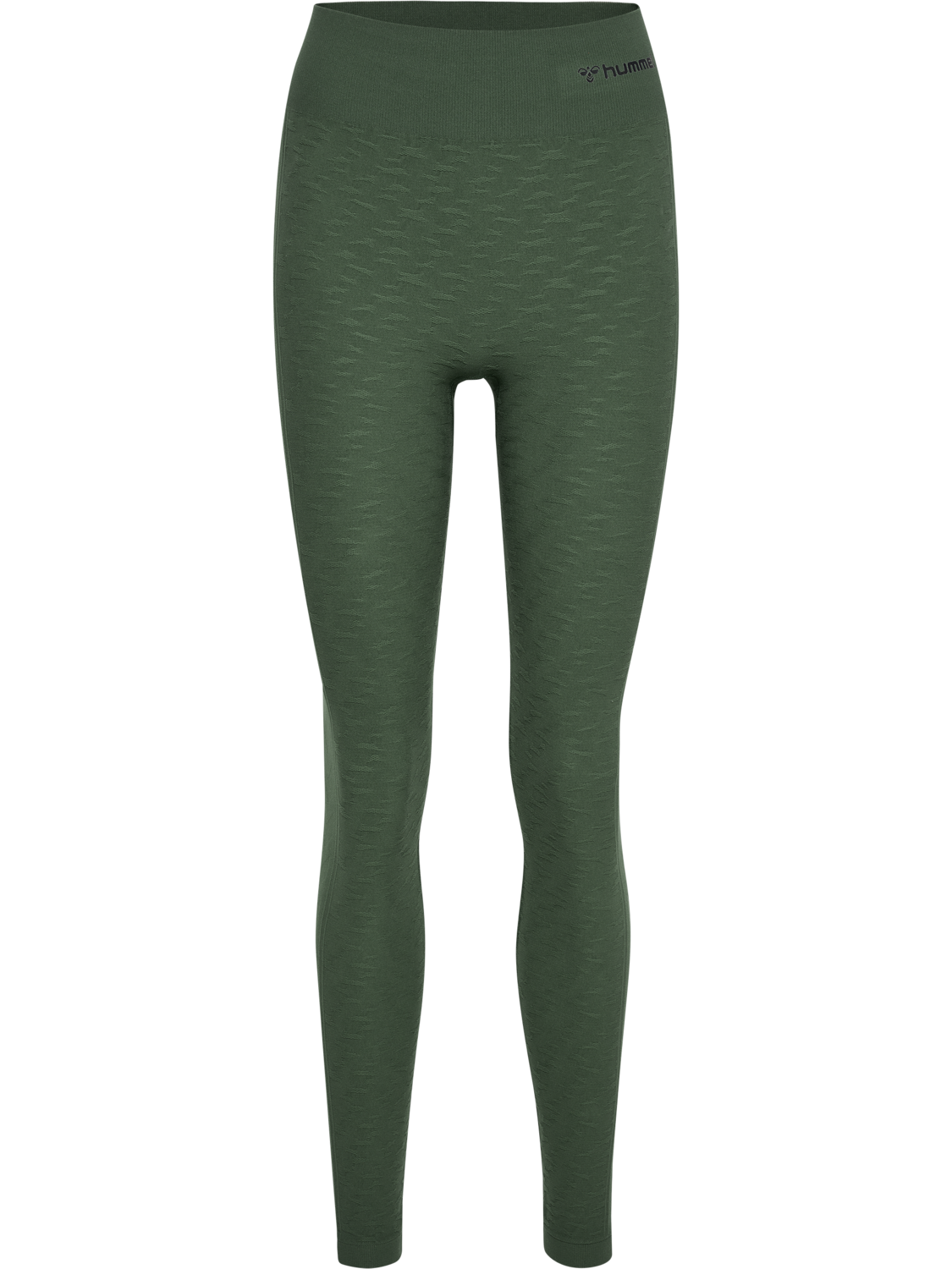 hmlMT FOCUS SEAMLESS HW TIGHTS, CLIMBING IVY, packshot