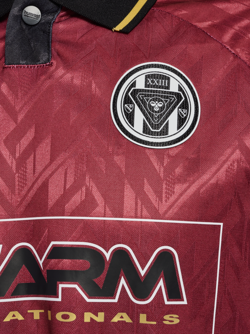 hmlLOOSE BAY SOCCER JERSEY S/S, SYRAH, packshot