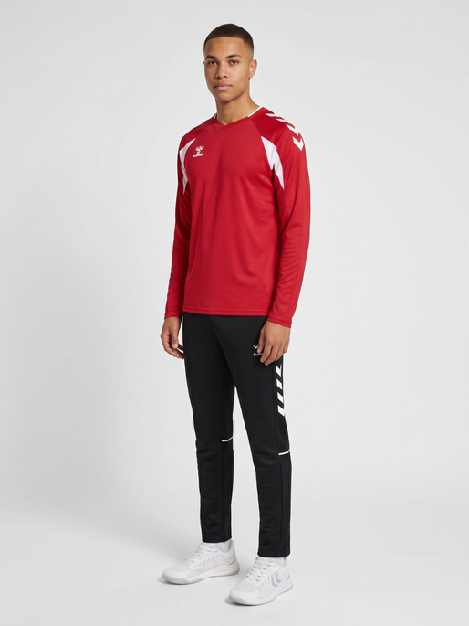 hmlCORE 2.0 JERSEY L/S, TRUE RED/WHITE, model