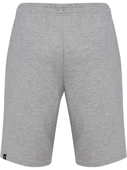 hmlMOVER COTTON BERMUDA SHORTS, GREY MELANGE, packshot