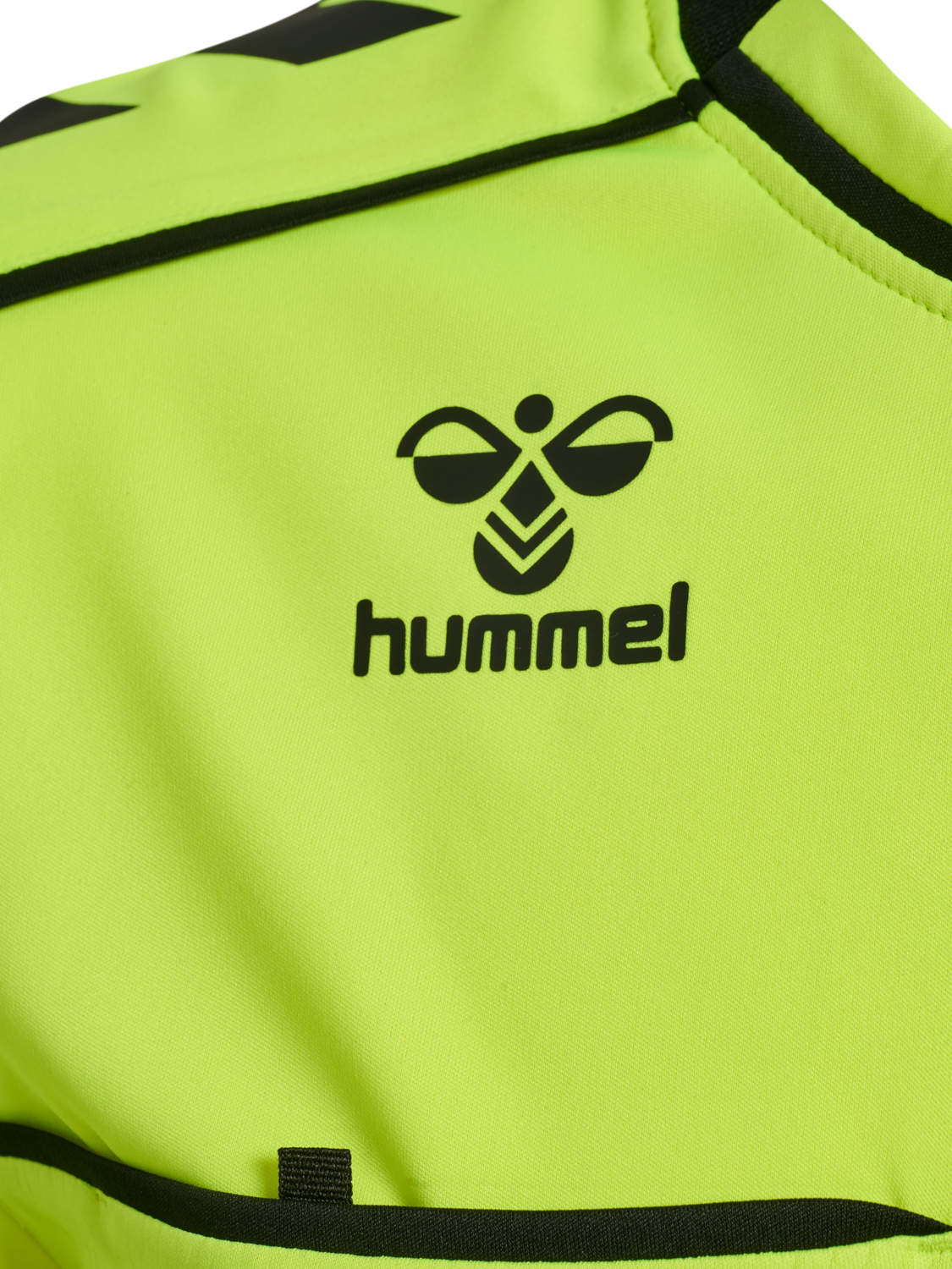 hmlREFEREE JERSEY L/S, NEON YELLOW, packshot