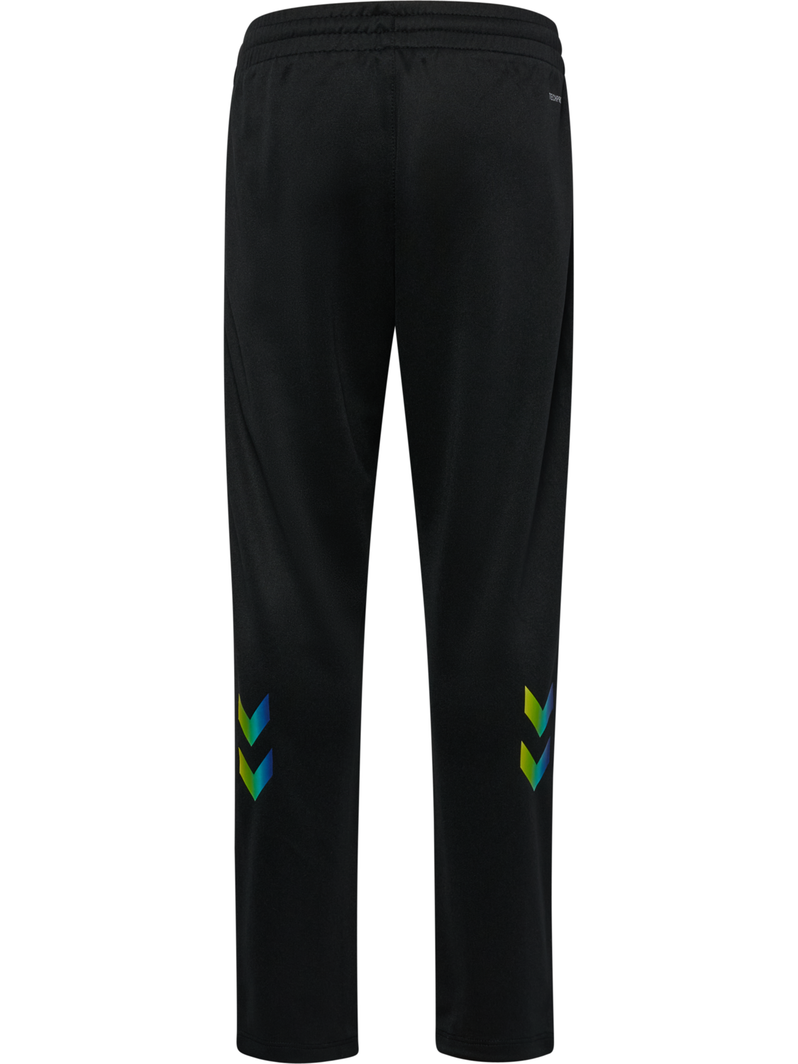 hmlSHIMMER TRAINING PANTS KIDS, BLACK/LIMEADE, packshot