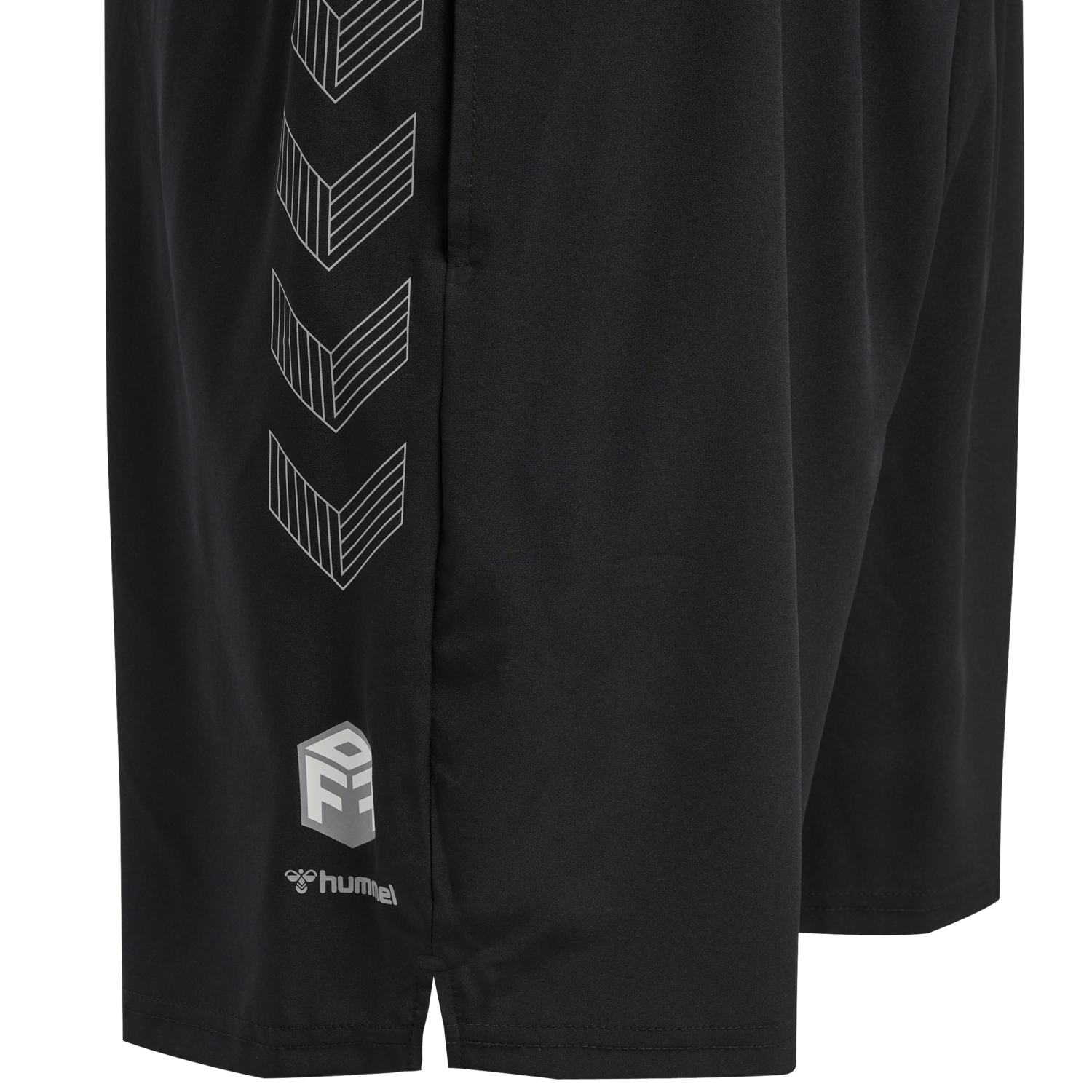hmlMOVE GRID WOVEN SHORTS, BLACK, packshot