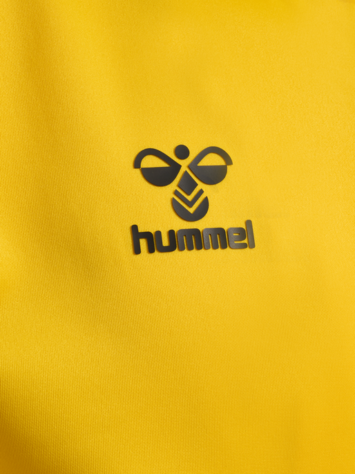 hmlCORE XK POLY ZIP SWEAT, SPORTS YELLOW hmlCORE XK POLY ZIP SWEAT, SPORTS YELLOW, packshot