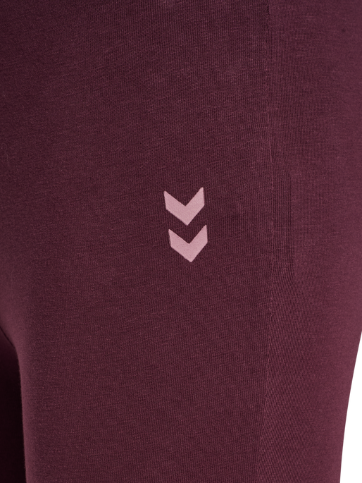 hmlJR FLARE TIGHTS, VINEYARD WINE, packshot