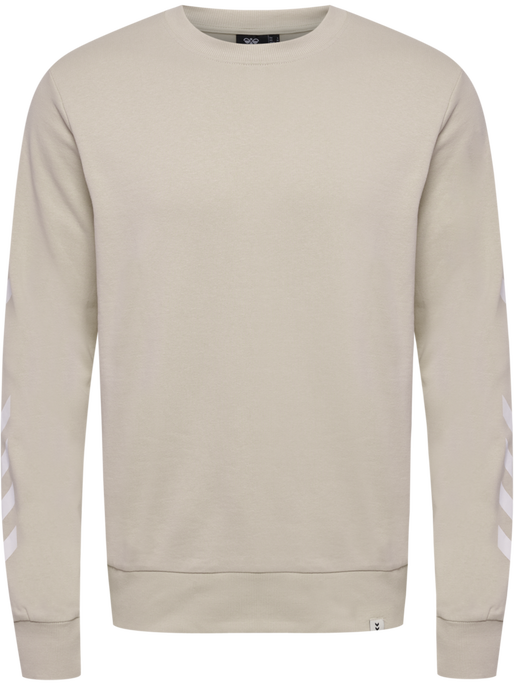 hmlLEGACY CHEVRON SWEATSHIRT, PUMICE STONE hmlLEGACY CHEVRON SWEATSHIRT, PUMICE STONE, packshot