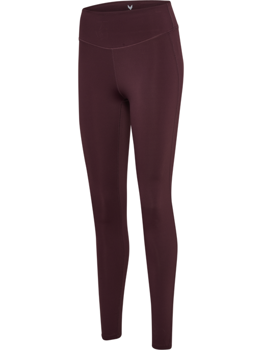 hmlPULSE HIGH WAIST TIGHTS, FUDGE hmlPULSE HIGH WAIST TIGHTS, FUDGE, packshot