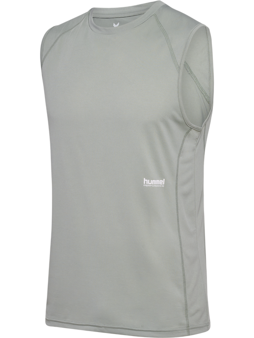 hmlPULSE WORKOUT TANK TOP, BELGIAN BLOCK, packshot