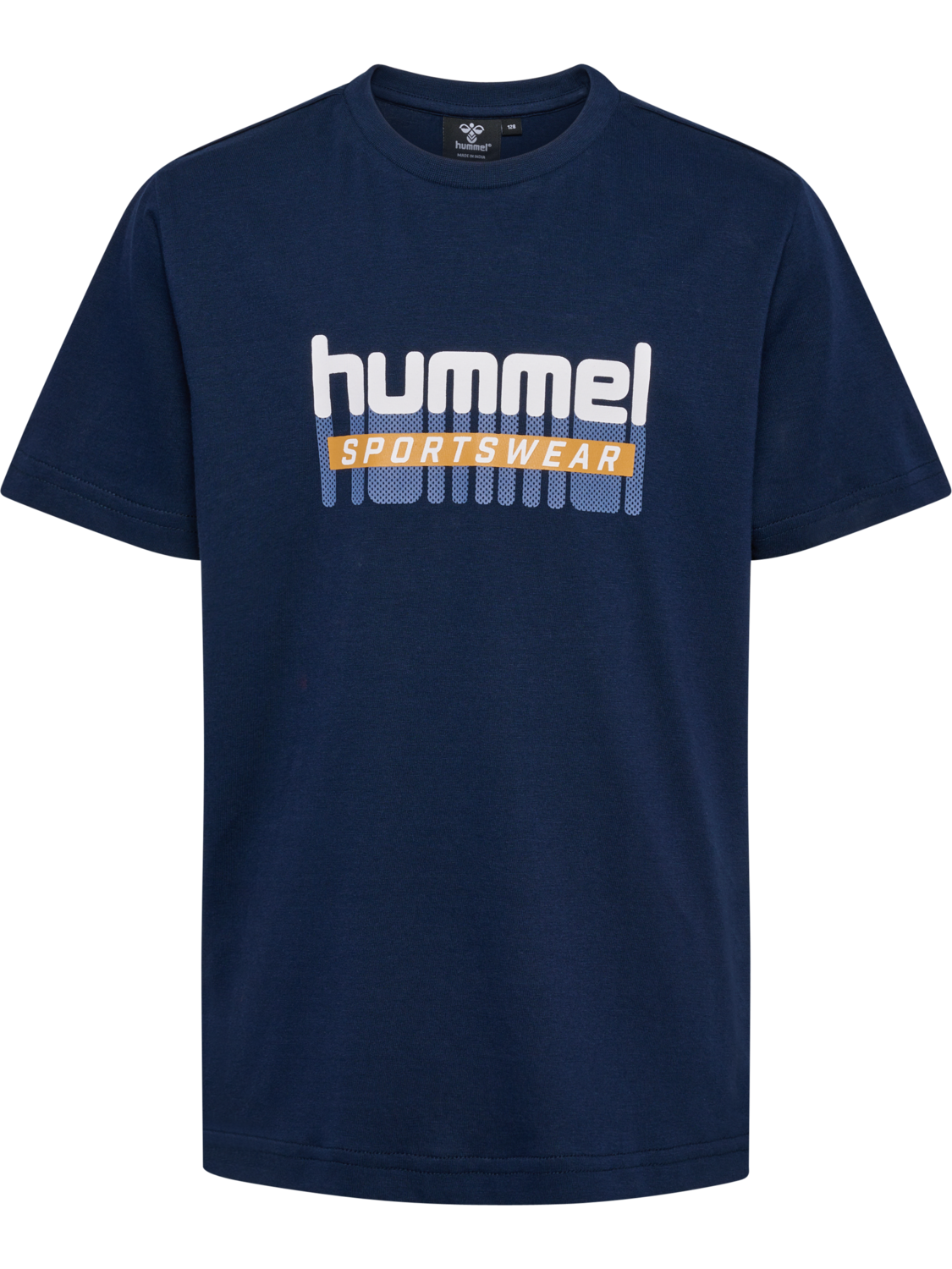 hmlTUKAS T-SHIRT S/S 2-PACK, BLACK IRIS/BLUE LOLITE, packshot