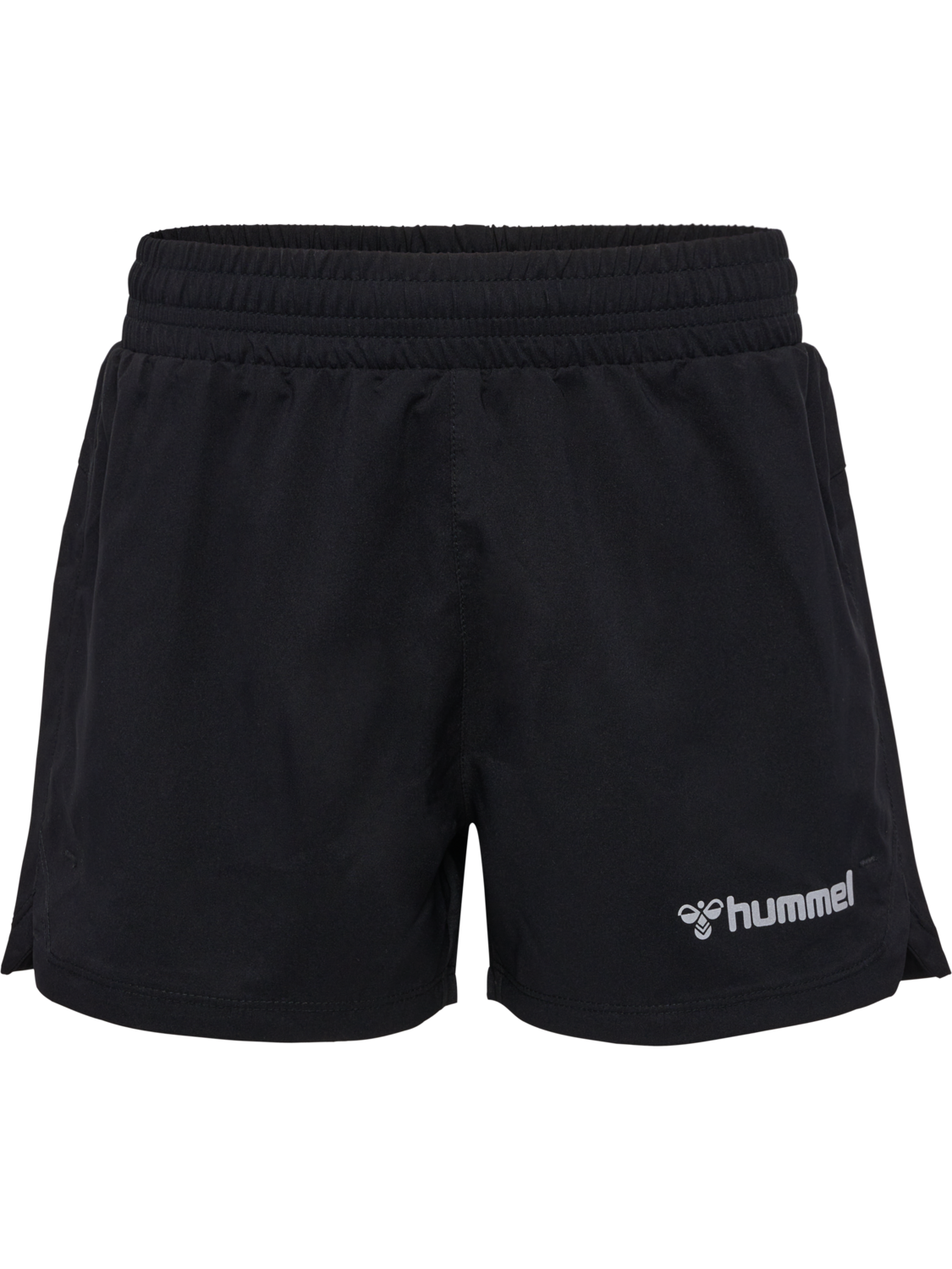 hmlRUN SHORTS KIDS, BLACK, packshot