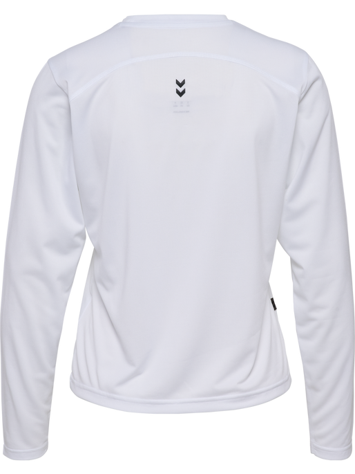 hmlPULSE WORKOUT W T-SHIRT L/S, WHITE hmlPULSE WORKOUT W T-SHIRT L/S, WHITE, packshot