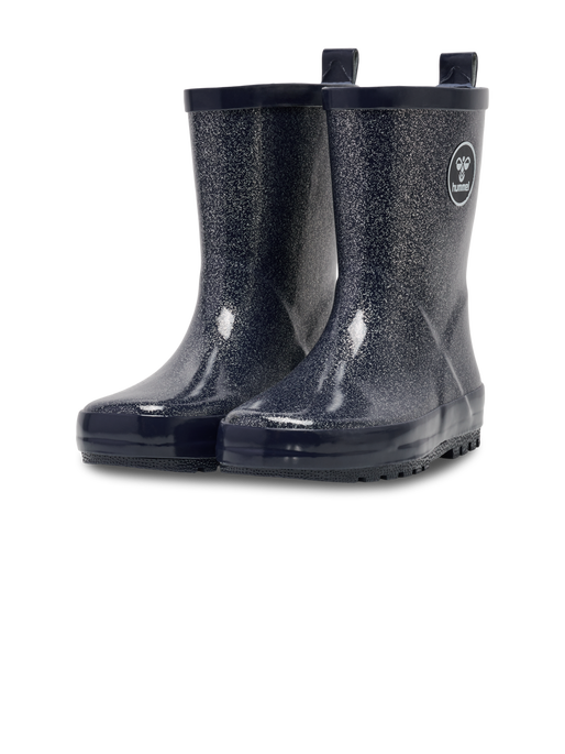 RUBBER BOOT GLITTER JR, BLACK IRIS RUBBER BOOT GLITTER JR, BLACK IRIS, packshot