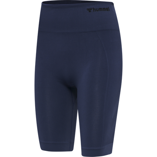 hmlTIF SEAMLESS CYLING SHORTS, BLACK IRIS, packshot